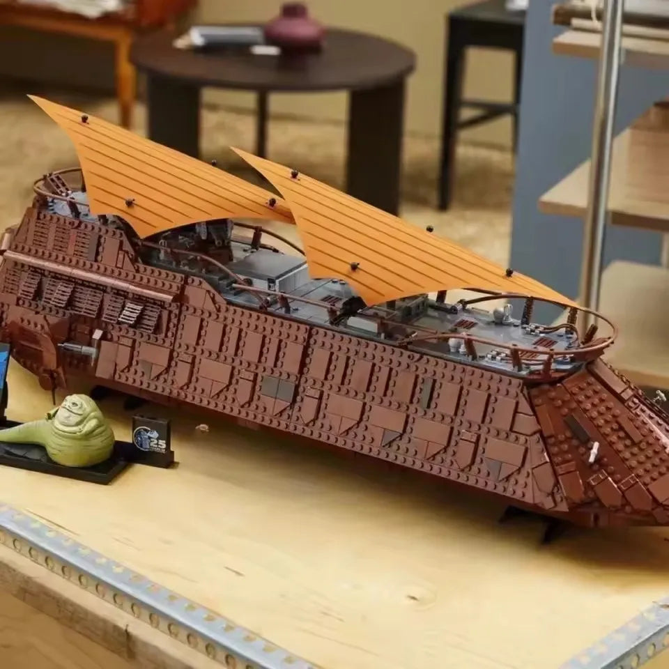 UCS FIT 75397 Sail Barge Building Block Classic Sailboat Model Bricks Assembly Toys Birthday Christmas Gifts Home Decor