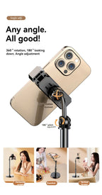 Desktop Phone Holder Live Broadcast for Smartphone Adjustable with Phone Holder Stand Bracket for Mobile Telefoon Statief Stand