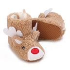 Winter Warm Baby Shoes Children's Shoes 0-1 Year Old Soft Soled Cotton Shoes Men's and Women's Baby Plush Shoes Snow Boots