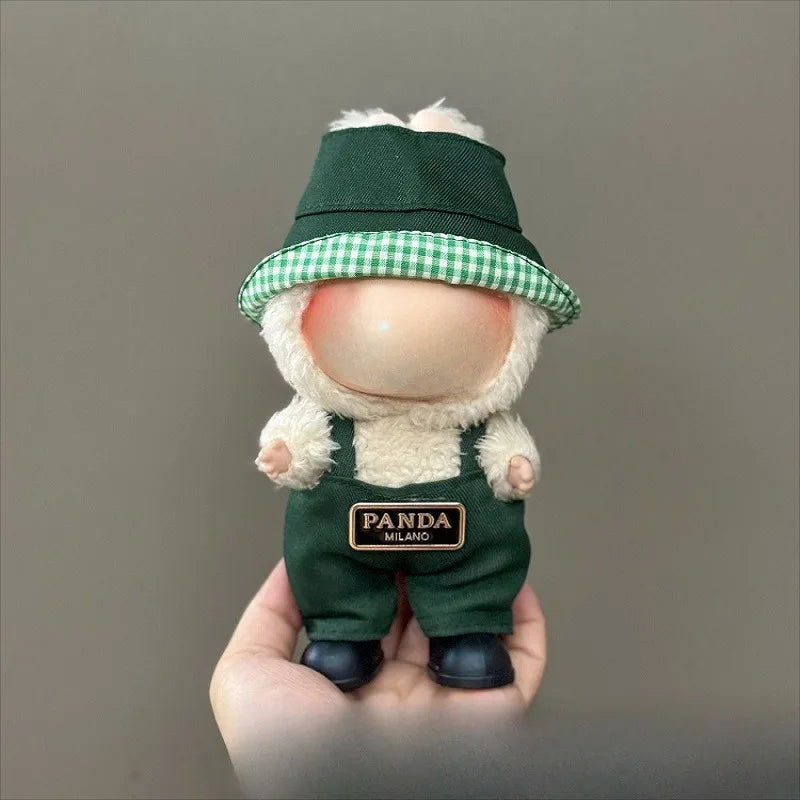 Only clothes are suitable for LABUBU,LABUBU, baby clothes, 17 cm pendants, plush toys, fashion clothes, suits and skirts.