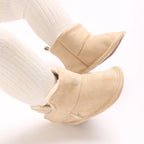 Plush Winter Baby Shoes Boy Girl Cotton Soft Sole Snow Booties Thick Winter Warm Newborn Toddler Boots Shoes Frist Walking Shoes