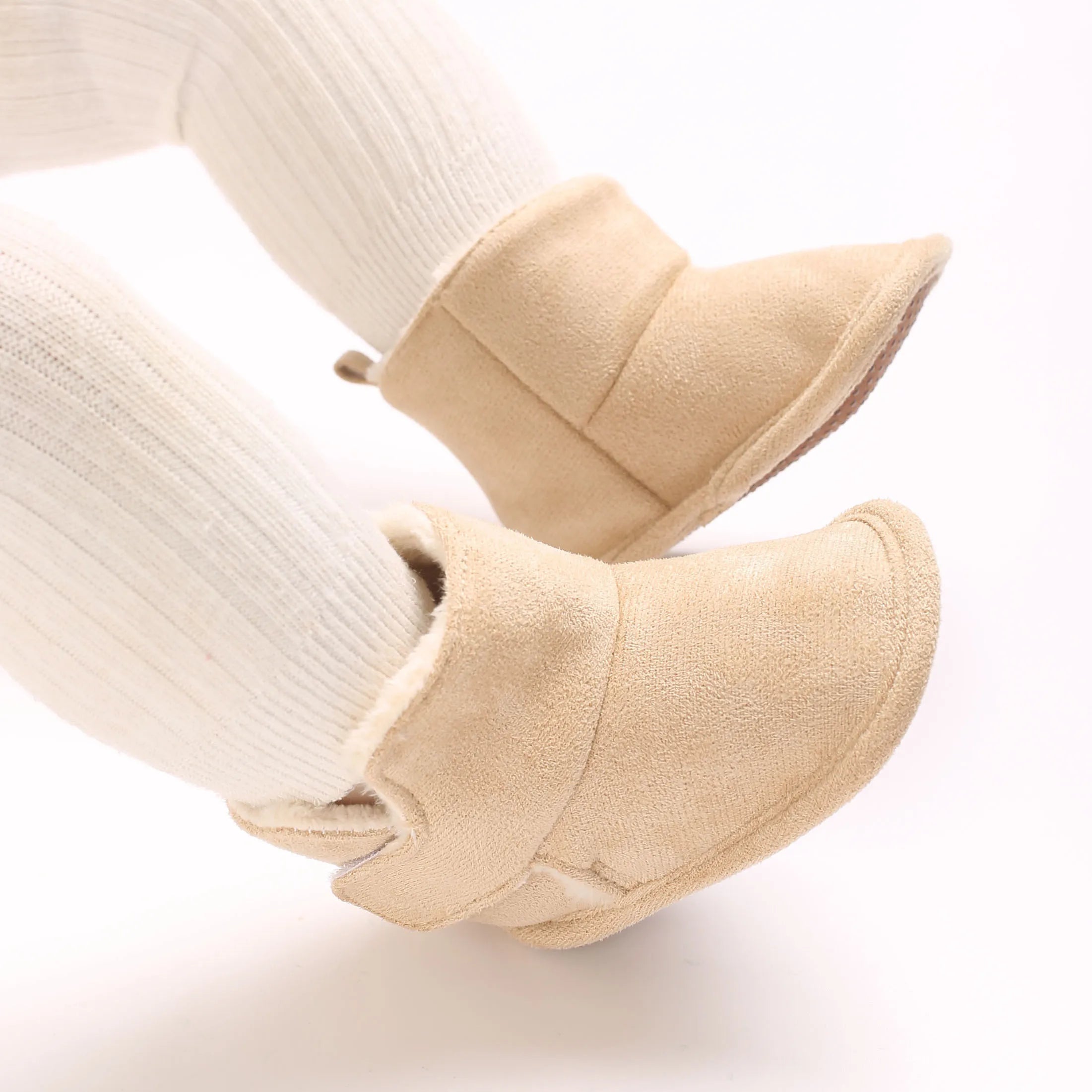 Plush Winter Baby Shoes Boy Girl Cotton Soft Sole Snow Booties Thick Winter Warm Newborn Toddler Boots Shoes Frist Walking Shoes