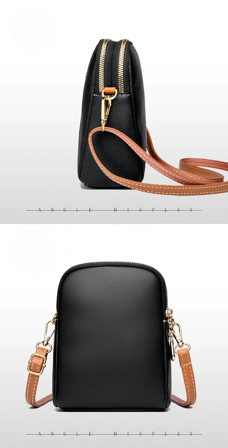 High Quality Genuine Leather Luxury Handbags Women Bag Designer Female Crossbody Shoulder Bags 2024 Ladies Cowhide Messenger Sac