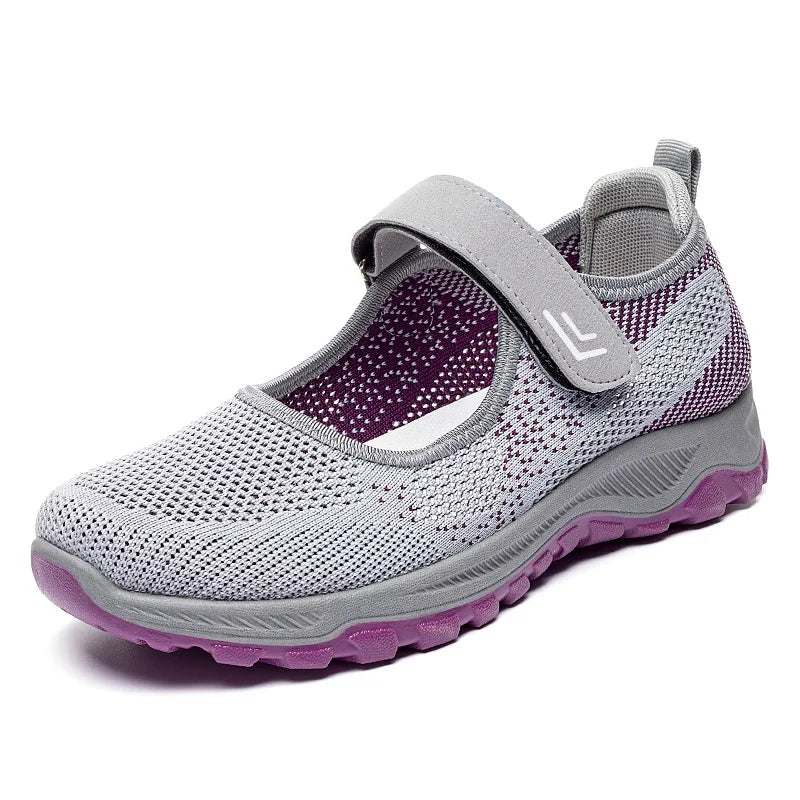 Women Shoes Breathable Vulcanized Shoes White ZapaWomen Sneakers Fashion Breathable Mesh Casual Walking Shoes Women Work Shoes