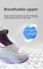 Women Shoes Breathable Vulcanized Shoes White ZapaWomen Sneakers Fashion Breathable Mesh Casual Walking Shoes Women Work Shoes