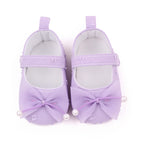 Baby Step Front Shoes Spring and Autumn New Style Girls' Baby Shoes with Korean-style Bowknots and Anti-slip Soft Soles BY2235