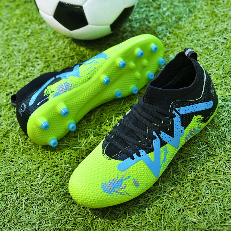 New Men Football Shoes Society Cleats Professional Soccer Shoes Indoor Fast Football Field Boots Sneaker Boy Original Training