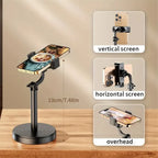 Desktop Phone Holder Live Broadcast for Smartphone Adjustable with Phone Holder Stand Bracket for Mobile Telefoon Statief Stand