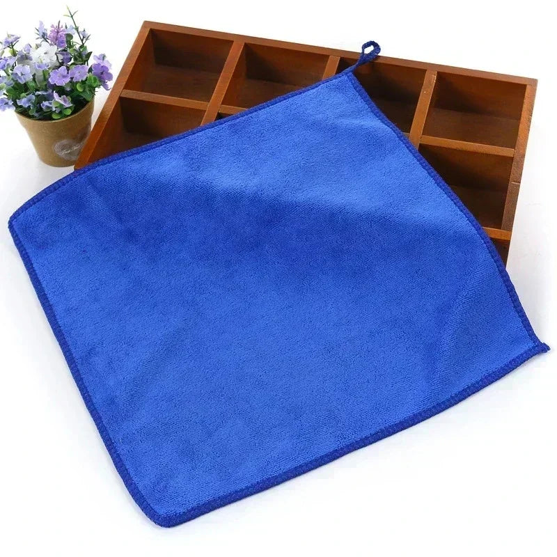 100Pcs Microfiber Towels Car Wash Drying Cloth Towel Household Cleaning Cloths Auto Detailing Polishing Cloth Home Clean Tools