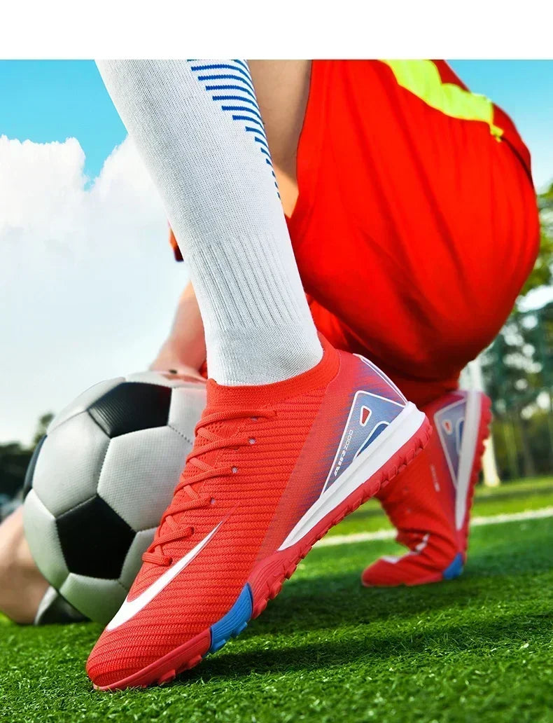 Men Football Field Boot TF/FG Indoor Original Professional Futsal Society Match Turf Soccer Shoes Non Slip Bootie Football Shoes