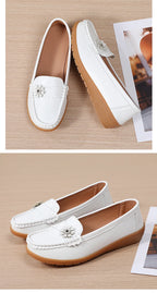 Fashion Genuine Leather Women Flats Tenis Shoes Woman Moccasins Women Shoe Footwear Women Shoes Retro Plus Size Female Footwear