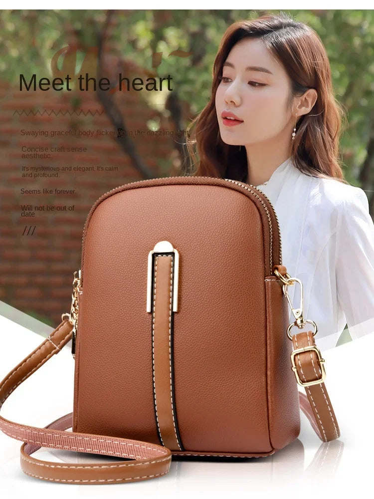 High Quality Genuine Leather Luxury Handbags Women Bag Designer Female Crossbody Shoulder Bags 2024 Ladies Cowhide Messenger Sac