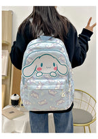 Sanrio Start Of School Season Backpack Anime Kuromi Cinnamoroll Student Bag Large Capacity Women Bag For Children Girls Gift ﻿