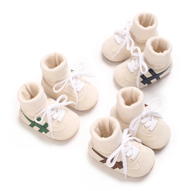 Baby Shoes Soft Cotton Socks Ankle Covering Style Autumn And Winter Warm Sports Shoes Toddler And Newborn Walking Shoes