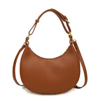 French handbag women bag semi-circular crescent single shoulder armpit bag fashionable commuting niche letter crossbody handbag
