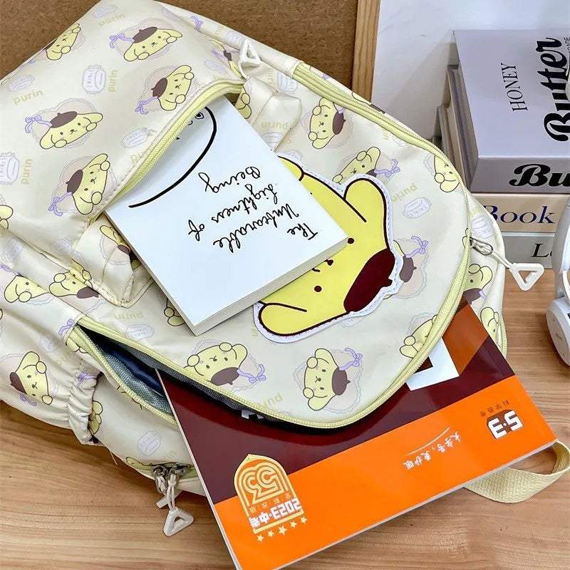 Sanrio Backpack Anime Kuromi Cinnamoroll My Melody Student Bag Large Capacity Women Bag For Children Girls Birthday Gift