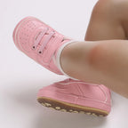 0-1Year New Baby Shoes Retro Leather Boy Girl Shoes Multicolor Toddler Rubber Sole Anti-slip First Walkers Infant Newborn