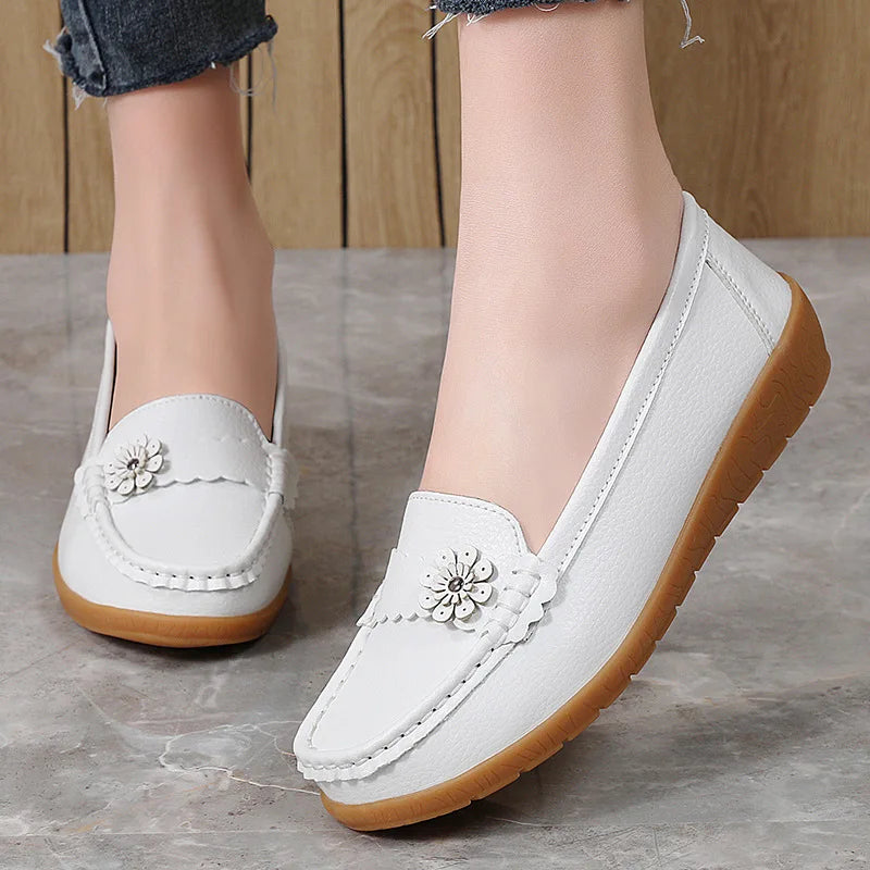Fashion Genuine Leather Women Flats Tenis Shoes Woman Moccasins Women Shoe Footwear Women Shoes Retro Plus Size Female Footwear