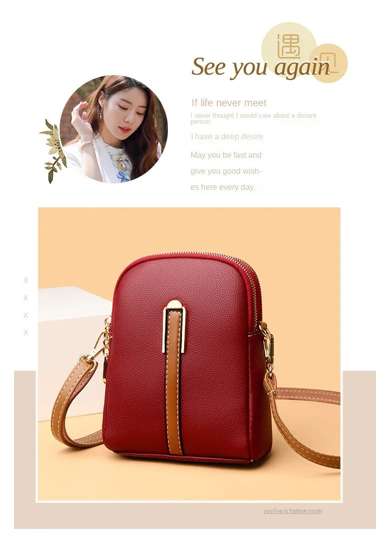 High Quality Genuine Leather Luxury Handbags Women Bag Designer Female Crossbody Shoulder Bags 2024 Ladies Cowhide Messenger Sac