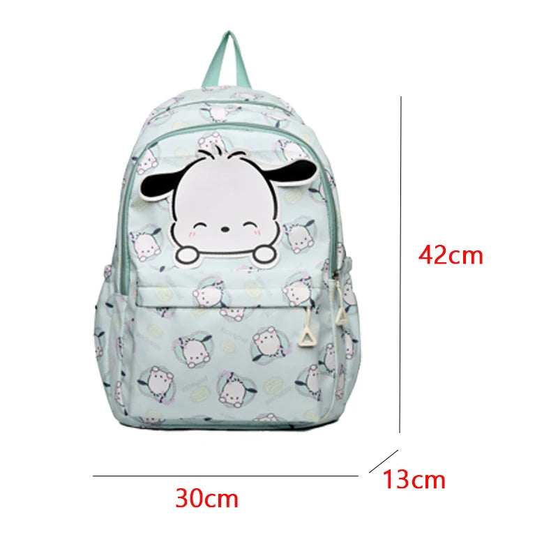 Sanrio Backpack Anime Kuromi Cinnamoroll My Melody Student Bag Large Capacity Women Bag For Children Girls Birthday Gift