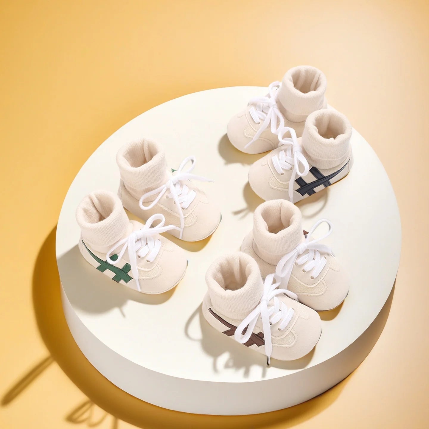 Baby Shoes Soft Cotton Socks Ankle Covering Style Autumn And Winter Warm Sports Shoes Toddler And Newborn Walking Shoes