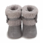 Baby Shoes With Soft Soles For Warmth 0-12 Months Old Baby Cotton Winter Socks and Shoes With Fleece Before Learning To Walk