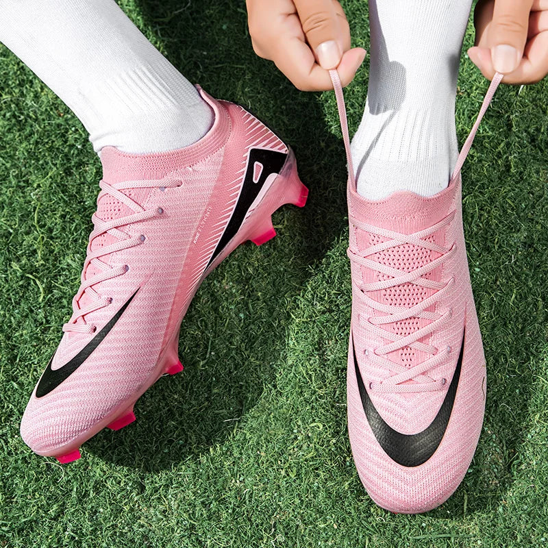 Men Football Field Boot TF/FG Indoor Original Professional Futsal Society Match Turf Soccer Shoes Non Slip Bootie Football Shoes