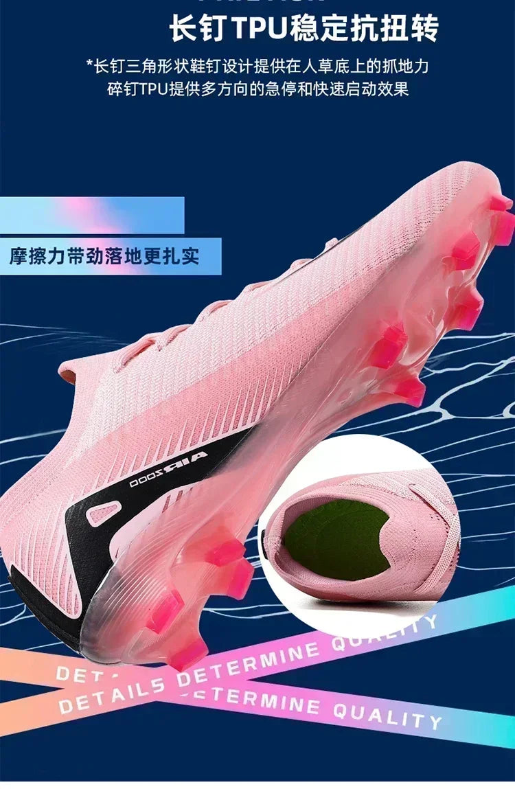 Men Football Field Boot TF/FG Indoor Original Professional Futsal Society Match Turf Soccer Shoes Non Slip Bootie Football Shoes