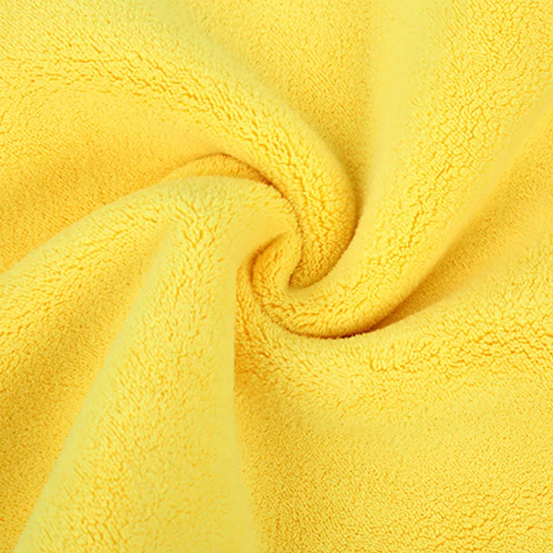 Car Wash Towel 2/3pcs Microfiber Super Absorbency Car Cleaning Cloth Drying Double-Sided Auto Towels Car Care Detailing
