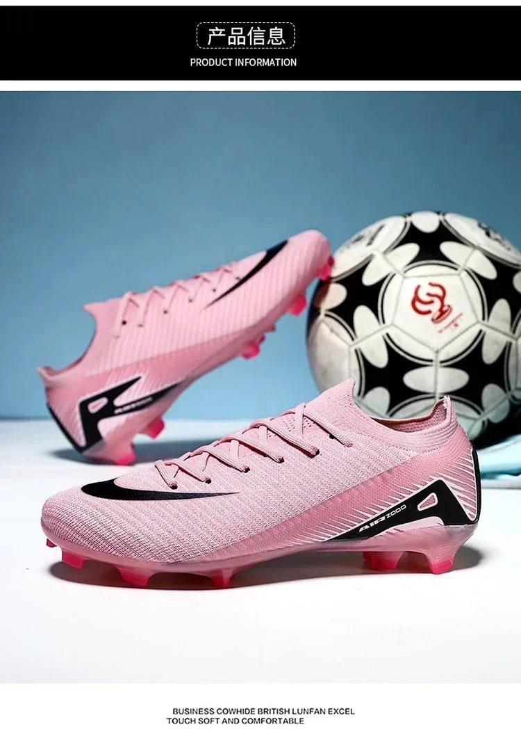 Men Football Field Boot TF/FG Indoor Original Professional Futsal Society Match Turf Soccer Shoes Non Slip Bootie Football Shoes