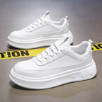 Summer Increase Height Men Shoes The New Breathable  Thick Sole Sneakers Casual  High Quality White Shoes