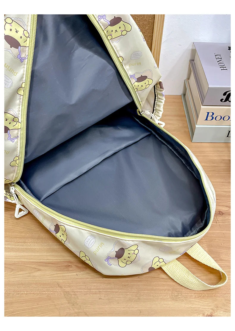 Sanrio Backpack Anime Kuromi Cinnamoroll My Melody Student Bag Large Capacity Women Bag For Children Girls Birthday Gift