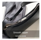 Small Cute Underarm Shoulder Bags for Women 2024 Trend Design Leather Handbags and Purses Y2K Silver Red Hand Bag Women Bag