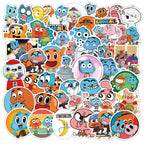 10/50PCS Funny Animation The Amazing World of Gumball Stickers Cute Personality Creative Doodle Decals Toys Gifts for Scrapbook