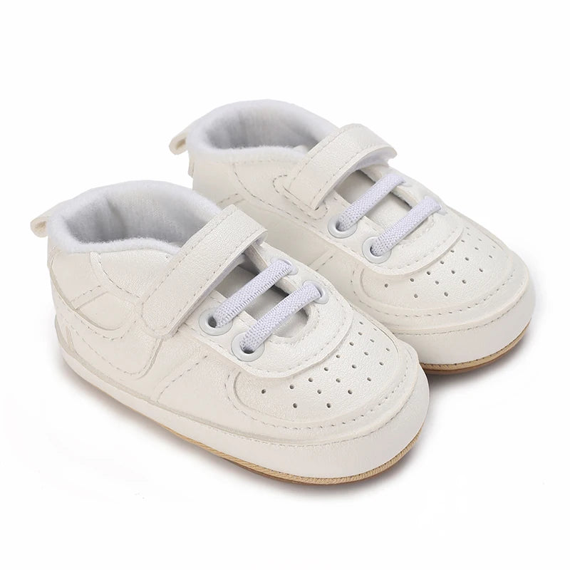 0-1Year New Baby Shoes Retro Leather Boy Girl Shoes Multicolor Toddler Rubber Sole Anti-slip First Walkers Infant Newborn