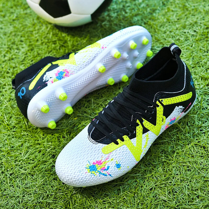 New Men Football Shoes Society Cleats Professional Soccer Shoes Indoor Fast Football Field Boots Sneaker Boy Original Training