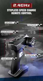 New RC Raceway Drift Car SG204 PRO 1:24 20KM/H 4WD High speed Racing With LED Car Monster Truck for Kids Boy Festival Toys Gifts