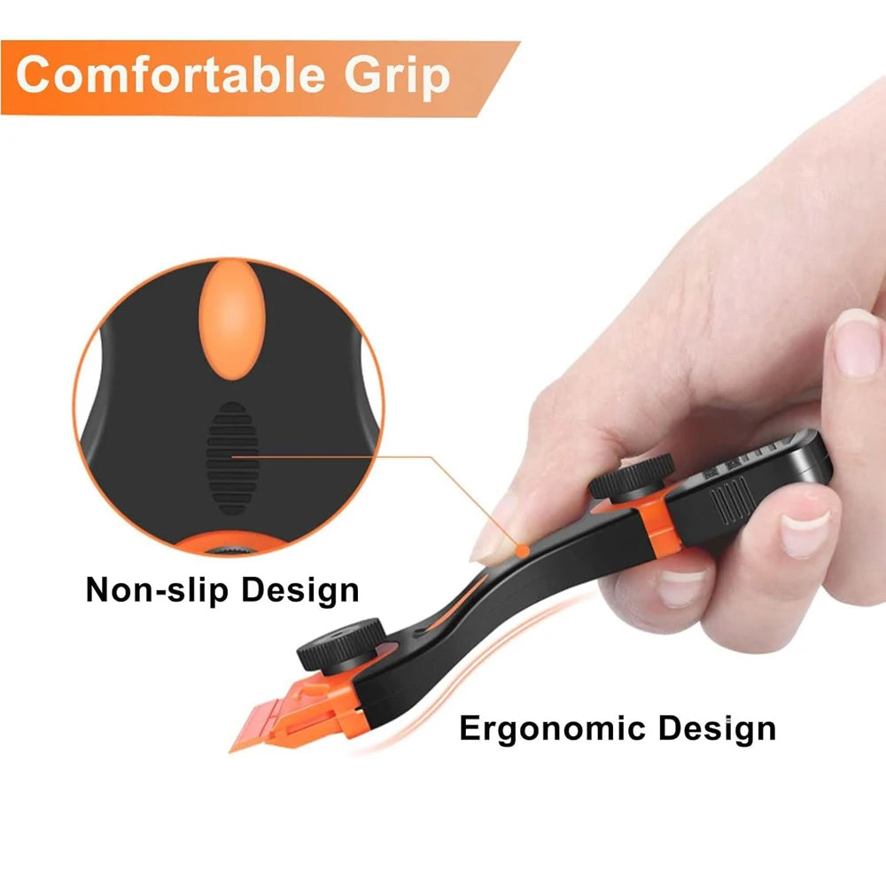 Plastic & Metal Razor Blade Scraper, Window Glass Cleaner, Vinyl Film & Adhesive Remover Tool for Car Home Clean Scraper tool