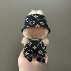 Only clothes are suitable for LABUBU,LABUBU, baby clothes, 17 cm pendants, plush toys, fashion clothes, suits and skirts.