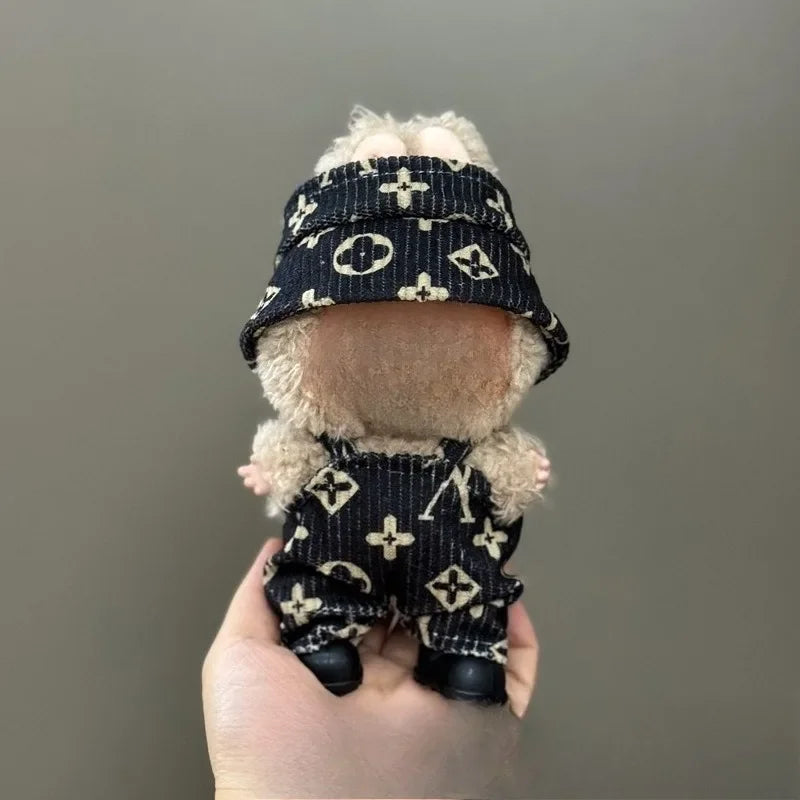 Only clothes are suitable for LABUBU,LABUBU, baby clothes, 17 cm pendants, plush toys, fashion clothes, suits and skirts.