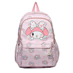 Sanrio Start Of School Season Backpack Anime Kuromi Cinnamoroll Student Bag Large Capacity Women Bag For Children Girls Gift ﻿