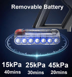 550W Cordless Vacuum Cleaner 45000Pa,Stick Vacuum with Touch Display,Removable Battery,Handheld Dust Cleaners For Home Clean