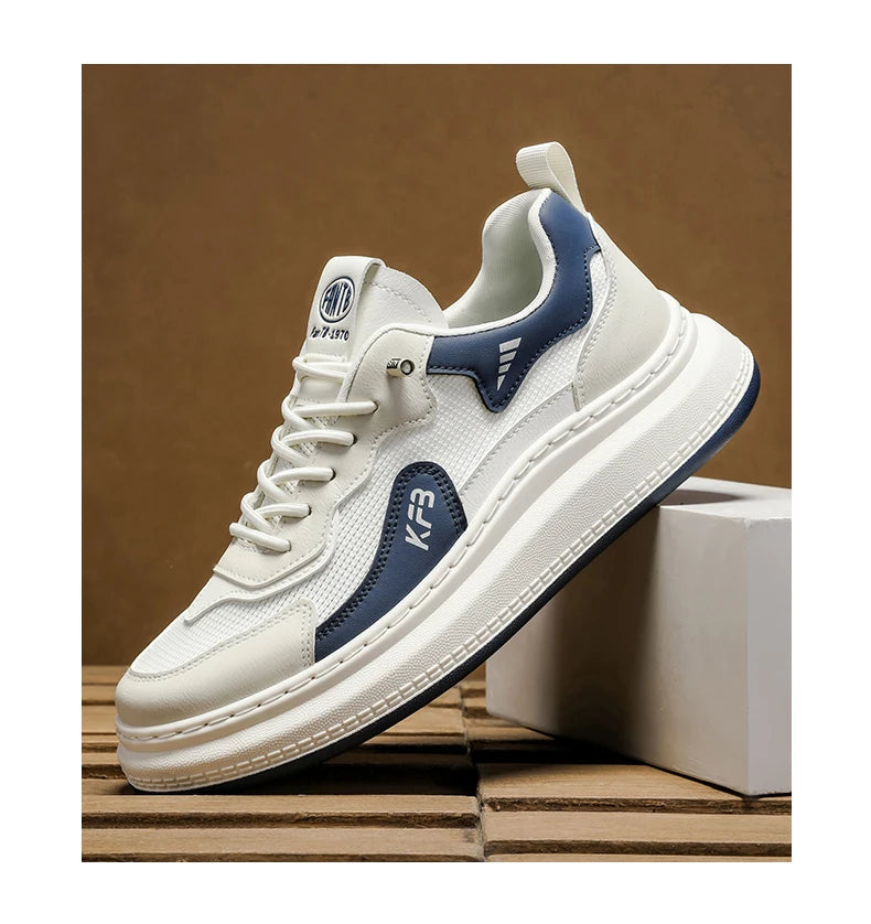 casual shoes fashion men's four season breathable comfortable outdoor thick sole anti slip wear-resistant versatile casual shoes