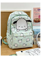 Sanrio Start Of School Season Backpack Anime Kuromi Cinnamoroll Student Bag Large Capacity Women Bag For Children Girls Gift ﻿