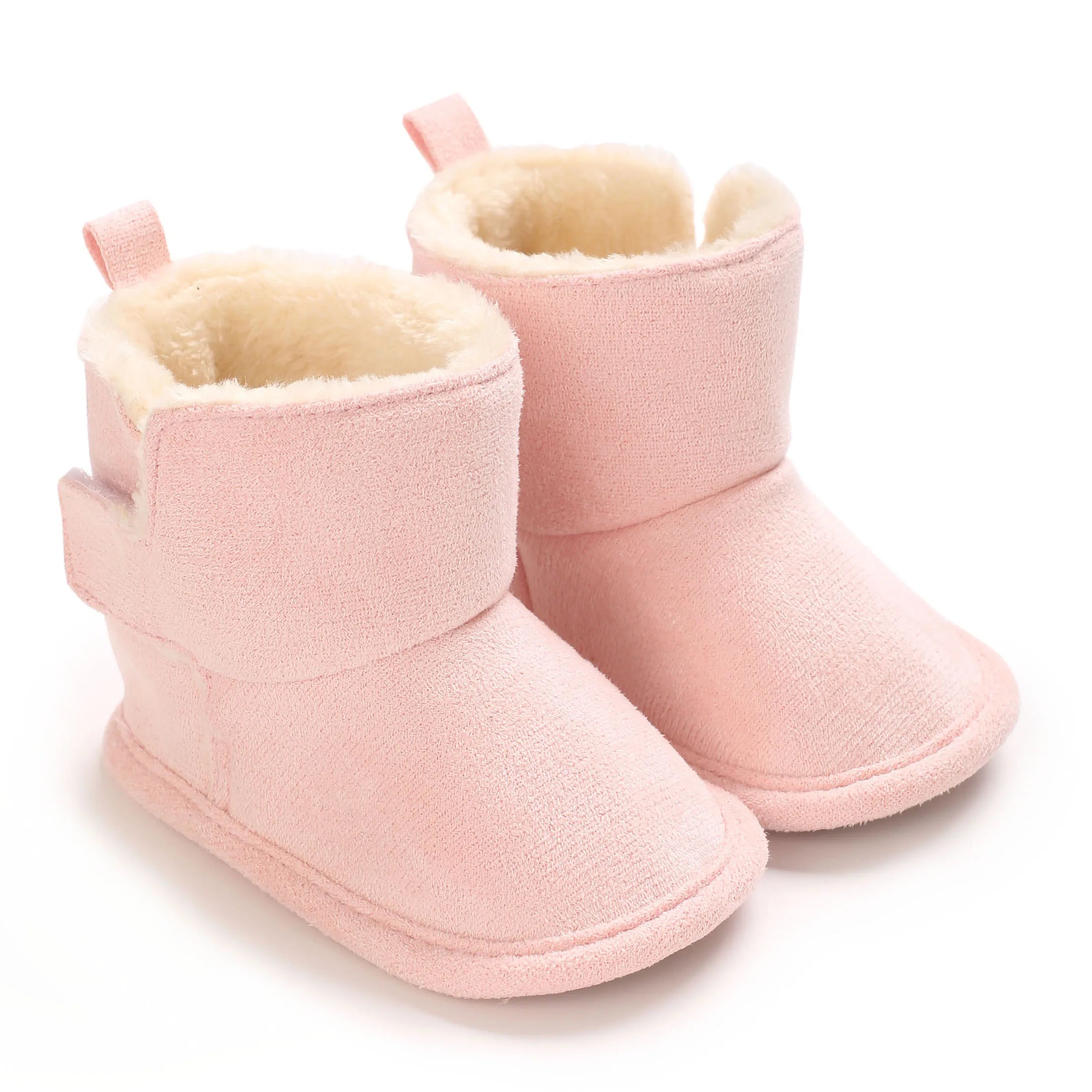 Plush Winter Baby Shoes Boy Girl Cotton Soft Sole Snow Booties Thick Winter Warm Newborn Toddler Boots Shoes Frist Walking Shoes