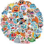 10/50PCS Funny Animation The Amazing World of Gumball Stickers Cute Personality Creative Doodle Decals Toys Gifts for Scrapbook