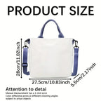 Cartoon Totoro Canvas Women Bag Boys Girl Simple Light Handbag Tote Bags Cute Cartoon Anime Crossbody Shoulder Packet Gift