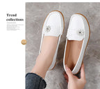 Fashion Genuine Leather Women Flats Tenis Shoes Woman Moccasins Women Shoe Footwear Women Shoes Retro Plus Size Female Footwear