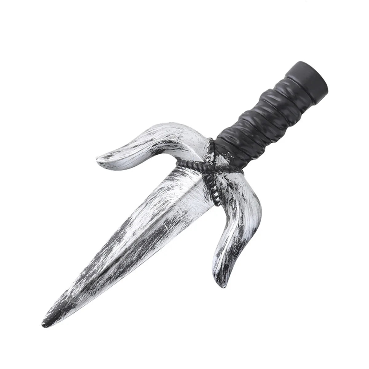 48.5cm/19.09in Plastics Fake Blood Knife Party Supplies Weapon Props Model Halloween Cosplay Funny Gift Collectible Outdoor Toys