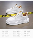 Summer Increase Height Men Shoes The New Breathable  Thick Sole Sneakers Casual  High Quality White Shoes